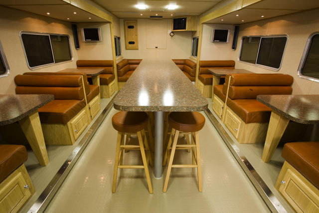 Featherlite Trailers Custom Interior Cafe Diner Food trailer
