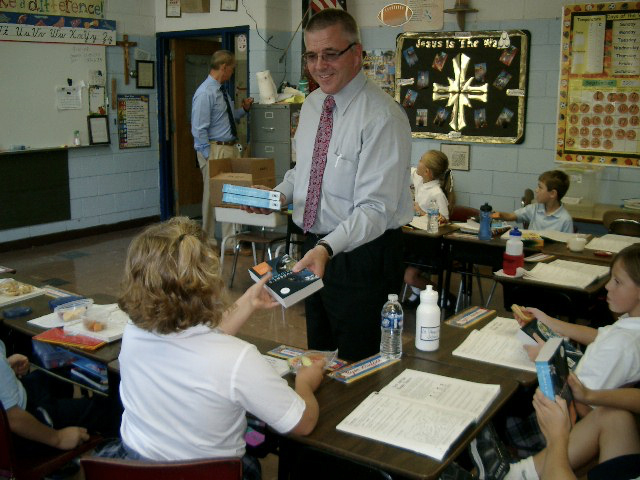 jim shepherd in school classroom