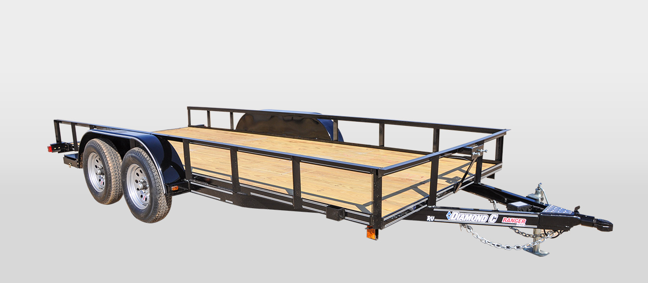 Diamond C Tandem Axle Utility Trailer In Stock Ready to Go