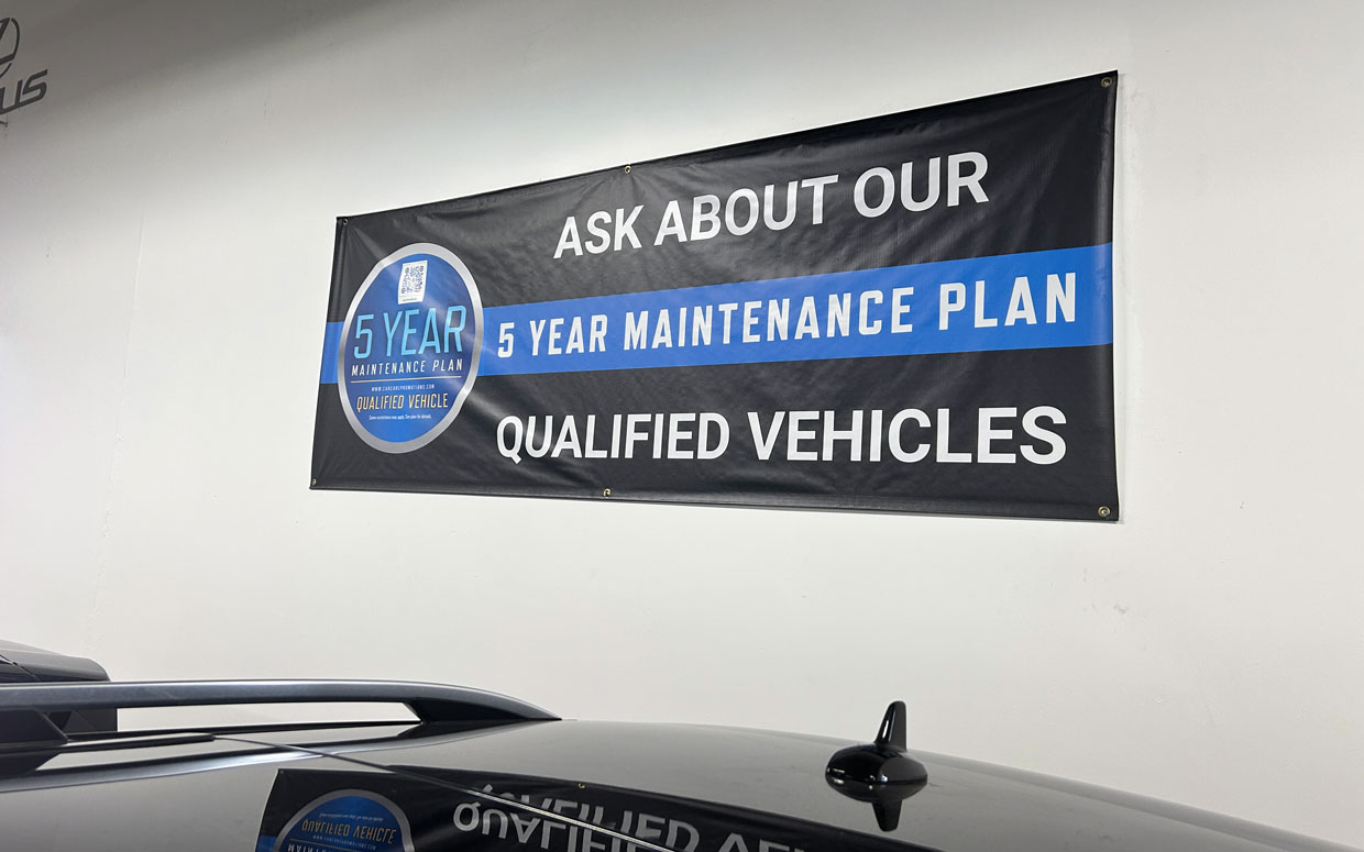5-year maintenance plan banner